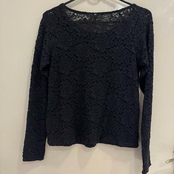 H&M DIVIDED black lace top - Picture 5 of 7